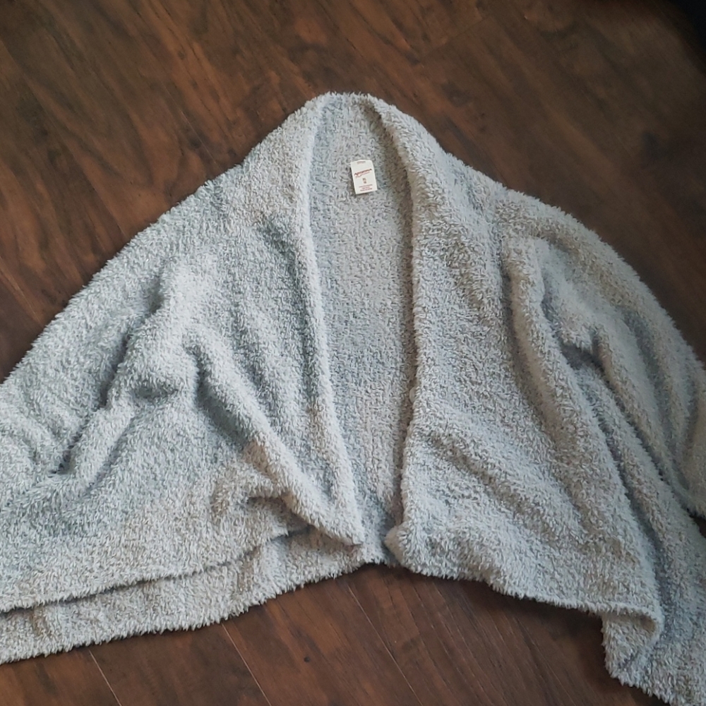 Girl's soft grey cover up